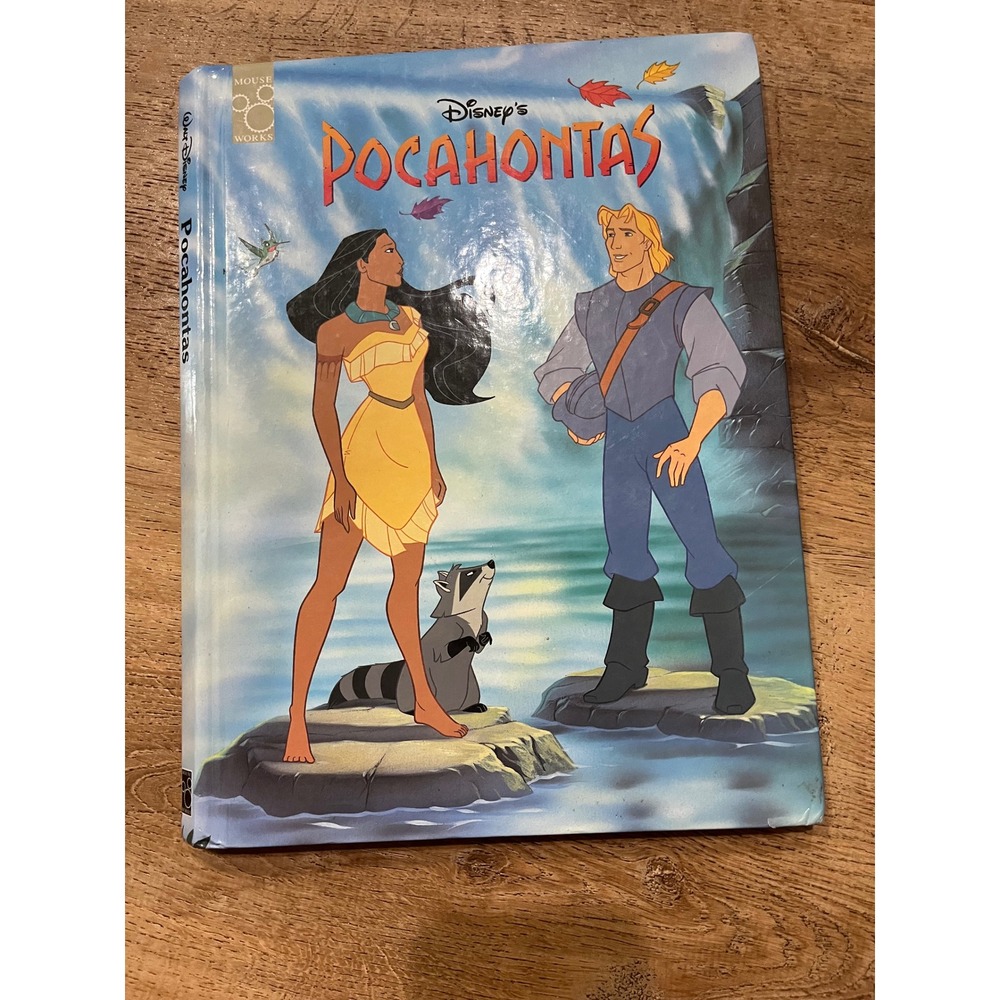 Disney Pocahontas Hardcover Book 1995 Mouse Works Classic Series 1-57082-114-3
